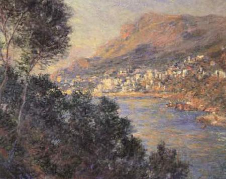 Claude Monet Monte Carlo vu de Roquebrune